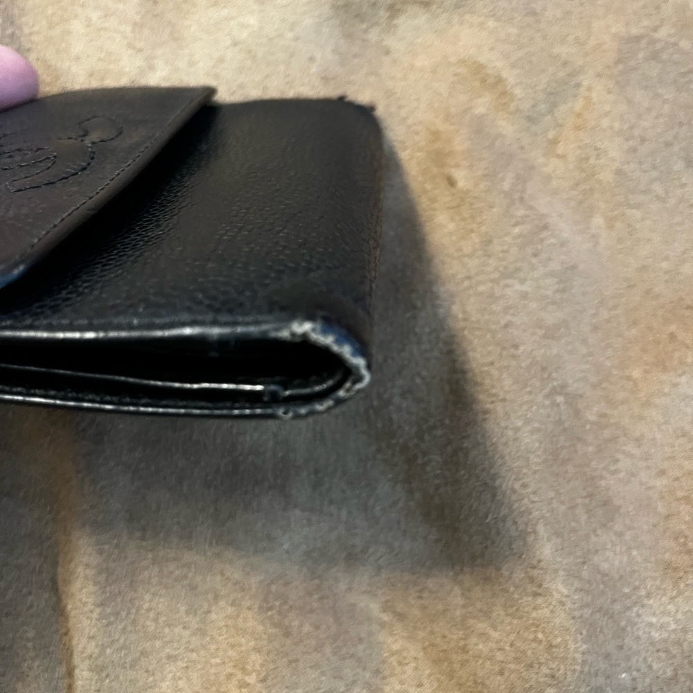 Chanel Black Leather Compact Wallet - Picture 11 of 15